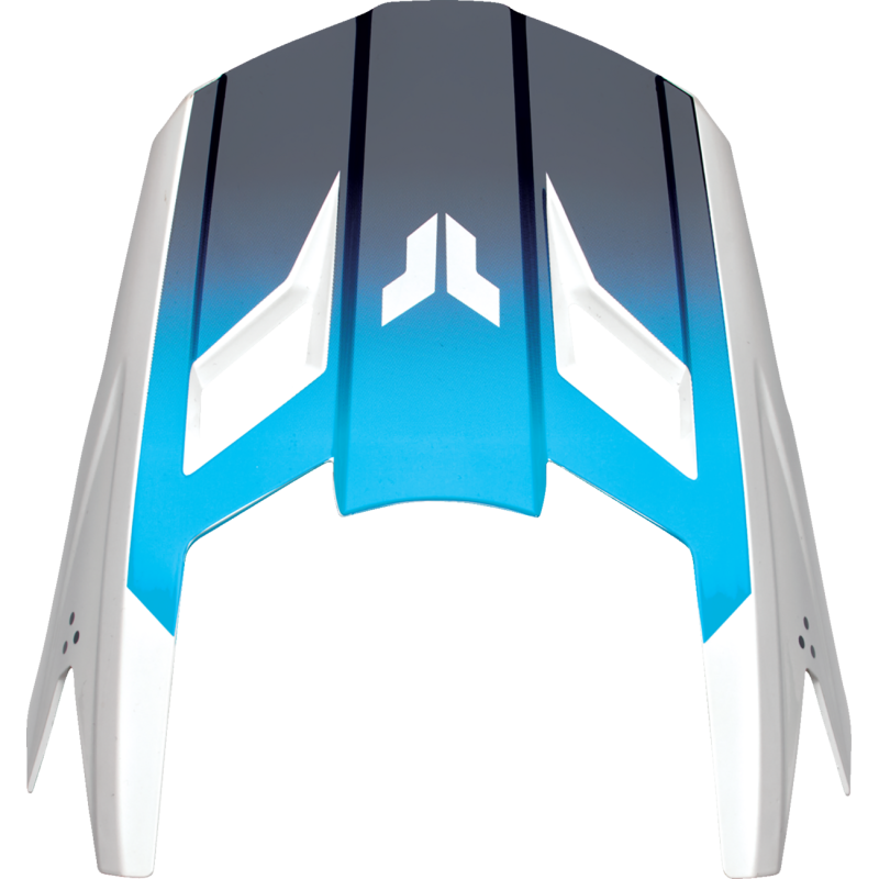 FLEET YTH VISOR STORM WH/NV