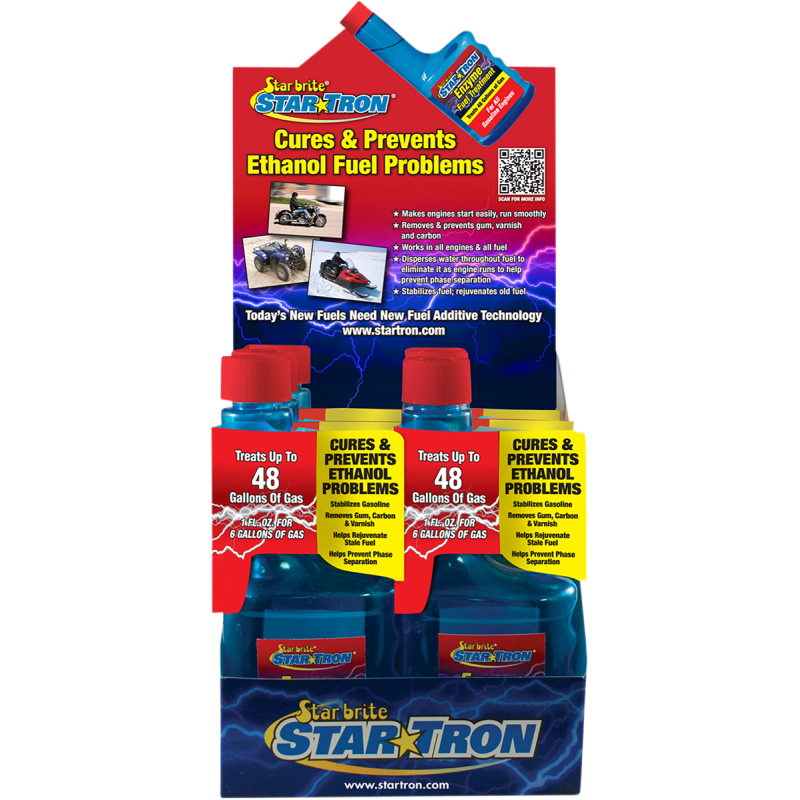 STAR TRON FUEL ADD POP DISPLAY 6X8OZ