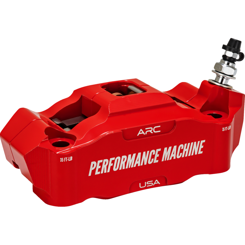 125 X 4, RACE SERIES RADIAL MOUNT CALIPER, RIGHT- RED