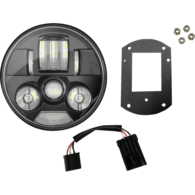 HEADLIGHT PROBEAM LOW RIDER ST BLACK 5.75"