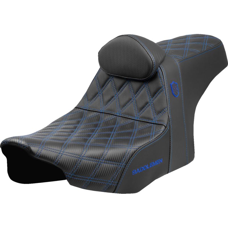 SEAT SDC PERFORMANCE GRIP W/ B/R BLUE STITCH