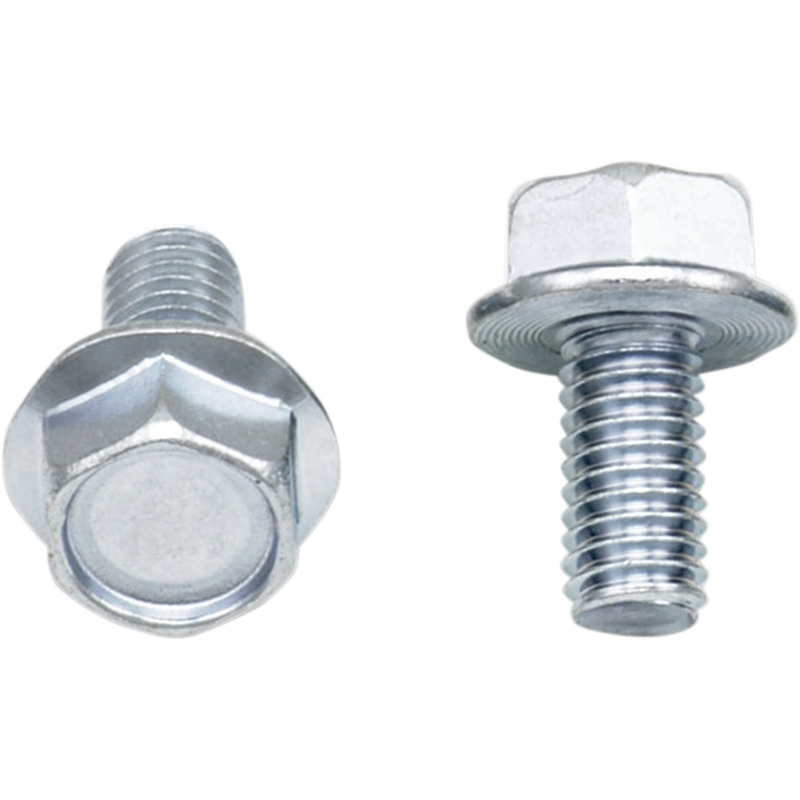 M6-1.0x12 10mm Hex Flange Bolt (10 Pk)
