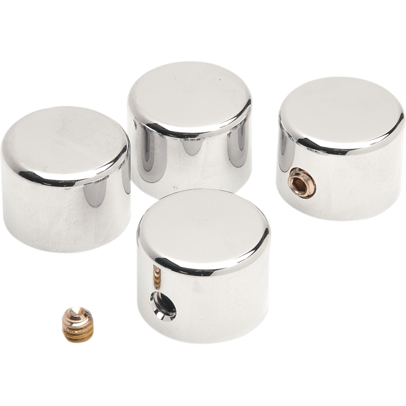 86-15 B/T/XL CHR HEAD BOLT COVERS 4PK