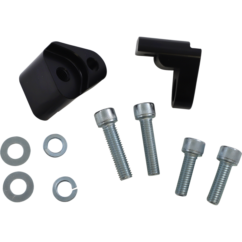 SHOCK REAR MTG KIT +1 BLK (KT)