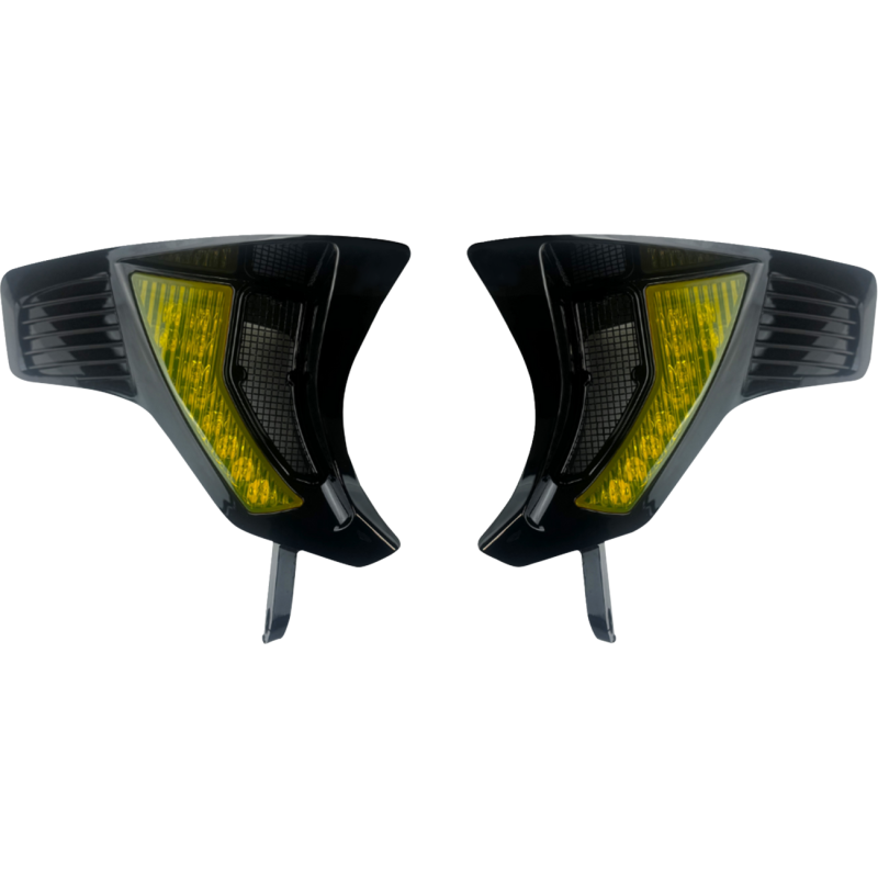 Shark Demon Turn Signal Vents - Yellow Lens