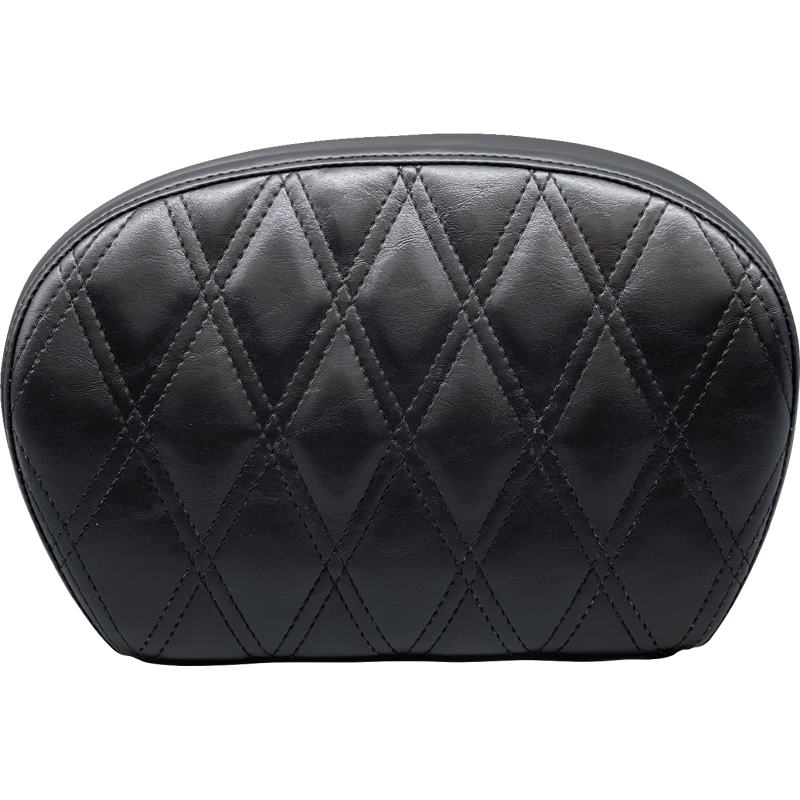 SISSY BAR PAD LARGE DBL DIAMOND SHINY