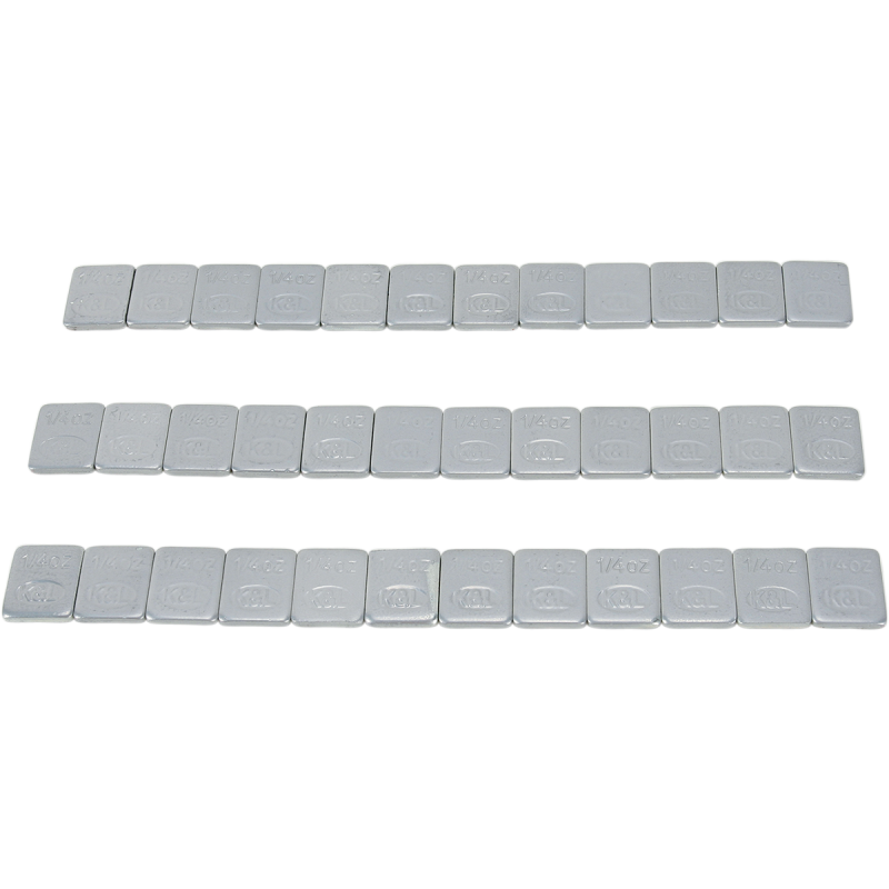 SILVER STICK ON WHEEL WEIGHTS 36PK