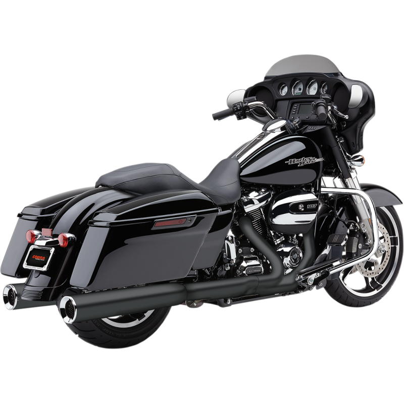 17-18 FLH MUFFLERS 4.5 PWRFL BLACK