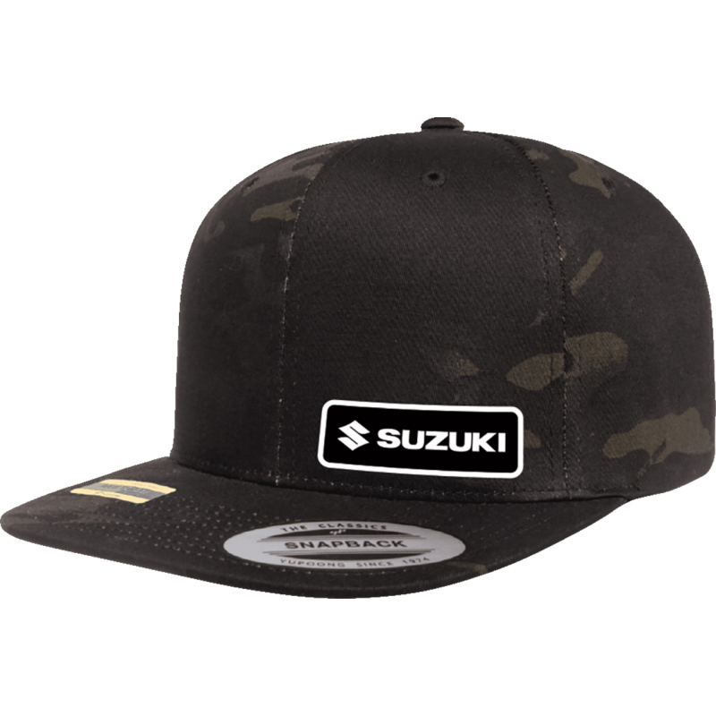 HAT SUZ CAMO BLK