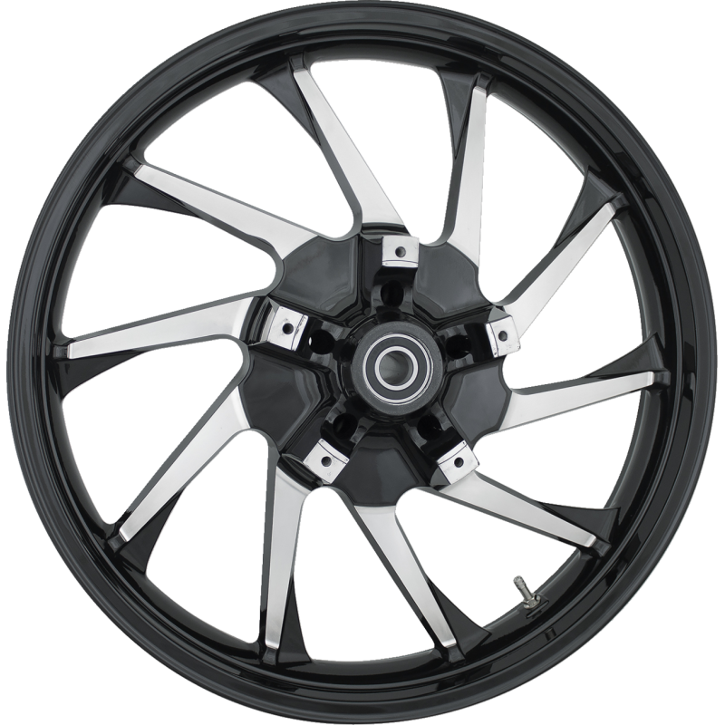 CAST 3D HURRICANE FRONT BLACK 21X3.5 ABS W/WO TPMS 08-22 FL