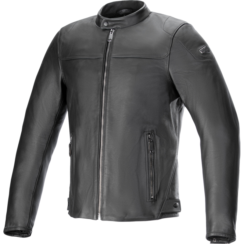 BLACKTRACK LTHR JKT BLK XL