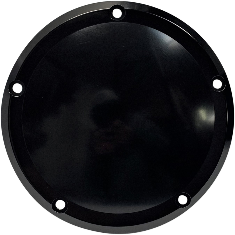 COVER DERBY SMOOTH BLK TC/M8