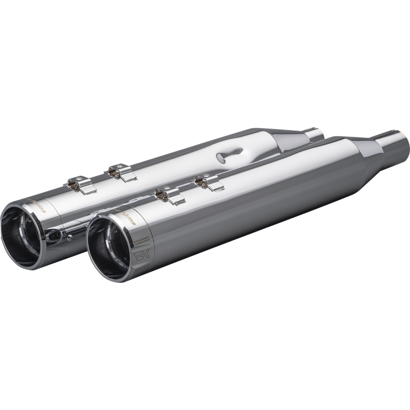 4-1/2" HP-Plus Slip-On Mufflers - Chrome Klassic Tip