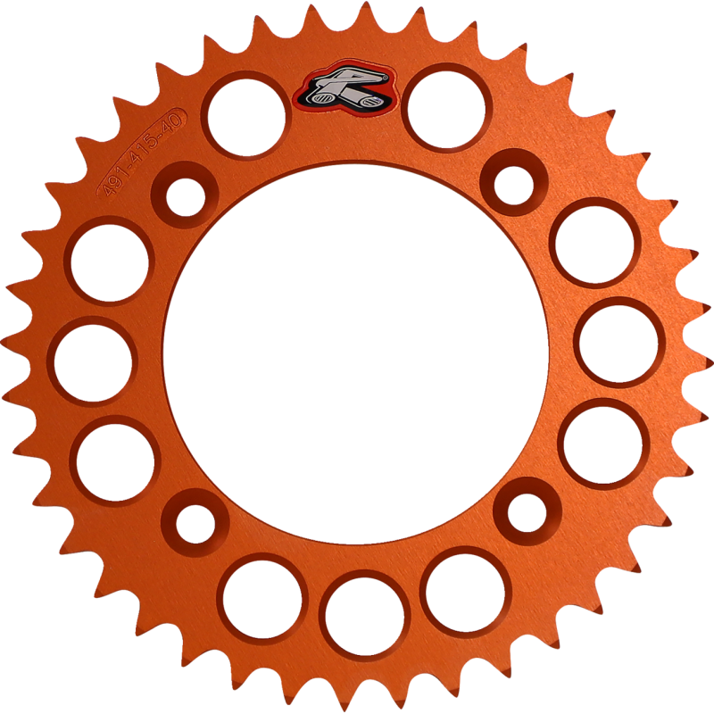 RENTHAL SPROCKET 491--415-36P ORANGE