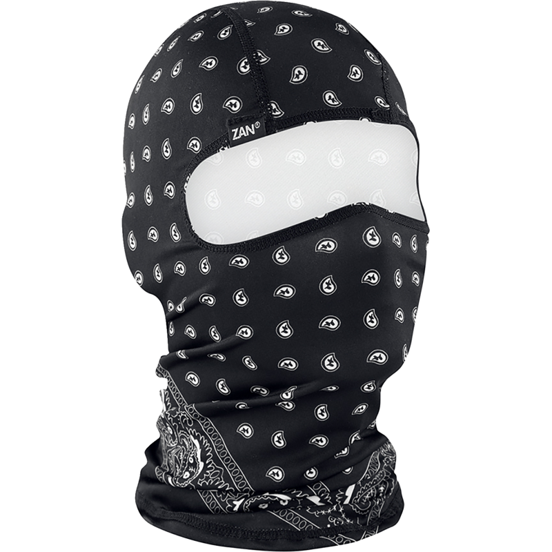 BALACLVA POLY BLK PAISLEY