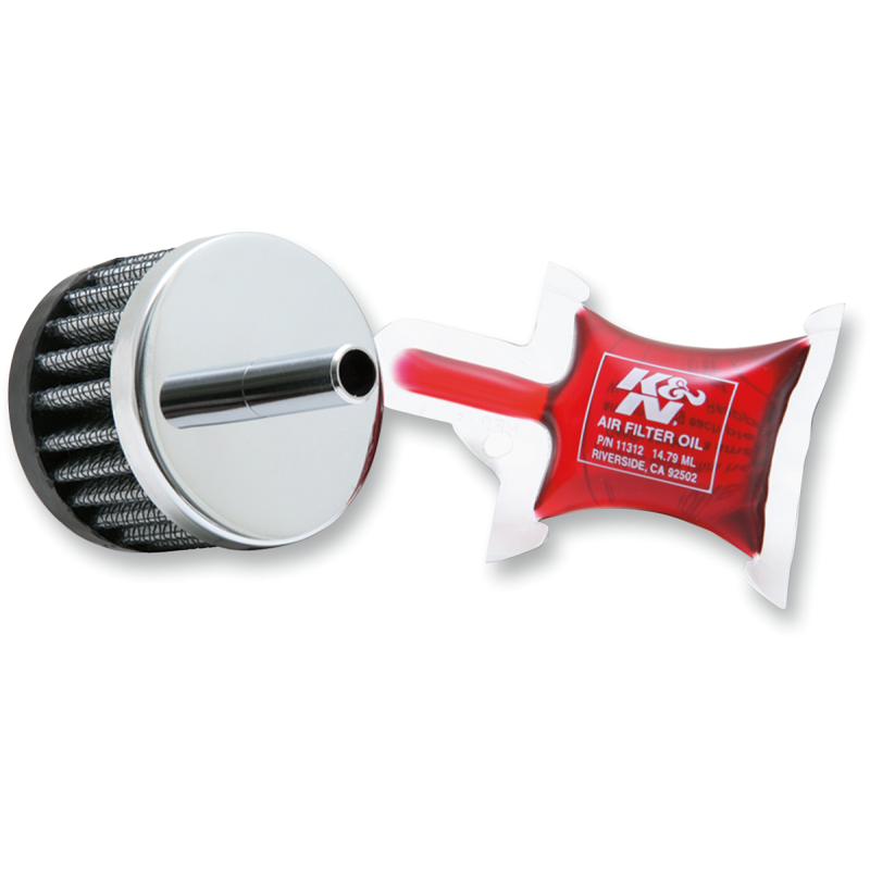 C/C VENT FILTER W 3/8"NIPP NO STUD K&N
