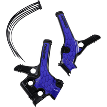 Frame Guards- X-GRIP YZ65:18-22 Black/Blue