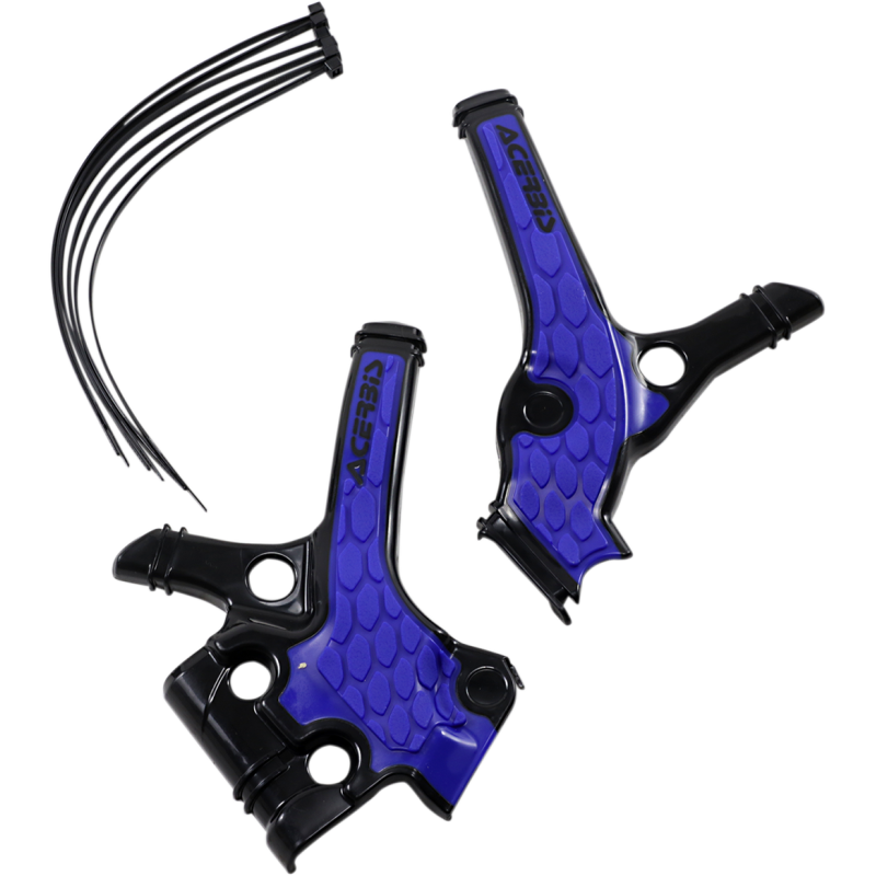 Frame Guards- X-GRIP YZ65:18-22 Black/Blue
