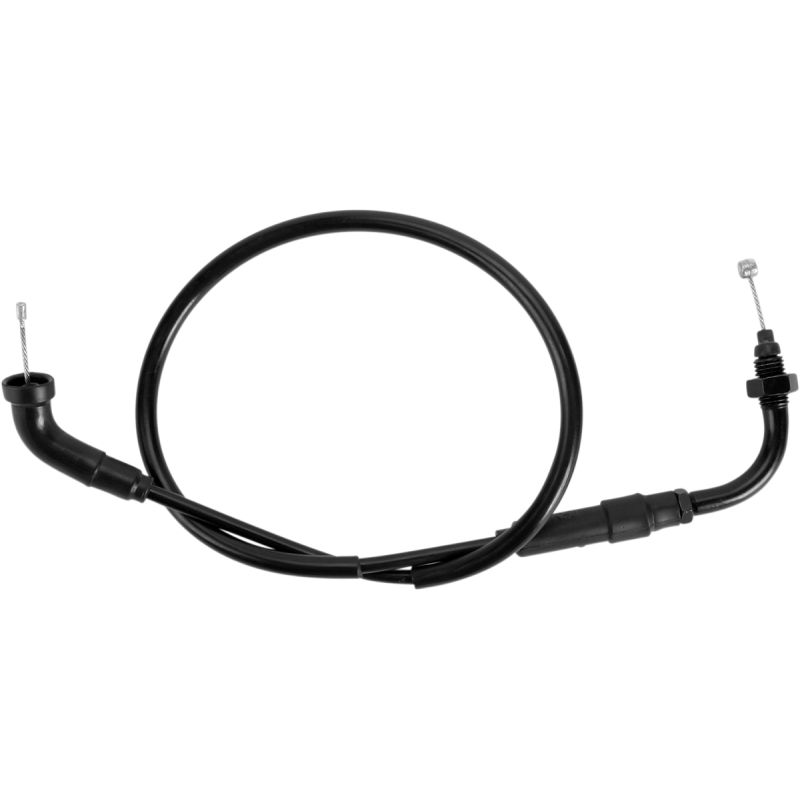 THROTTLE CABLE BLACK VINYL W/CAP
