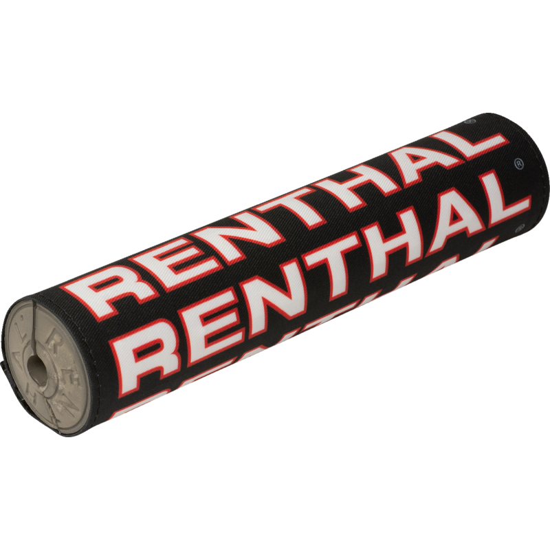 RENTHAL VINTAGE CLOTH SX BAR PAD BK/RD/WH GREY FOAM 10" P358