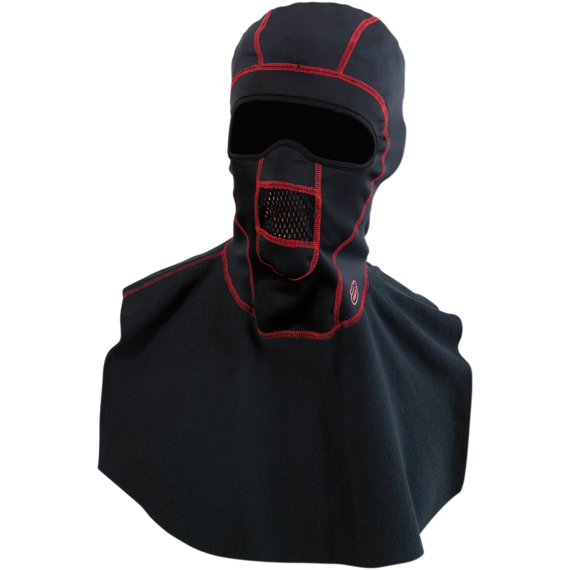 BALACLAVA DICKIE BK/RD L/X