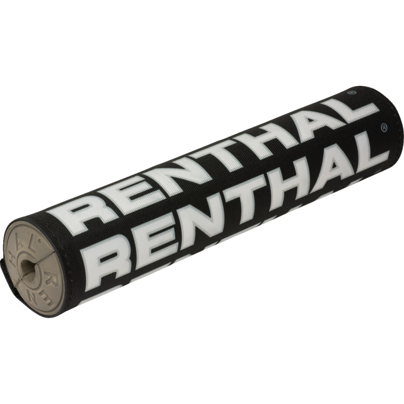 RENTHAL VINTAGE CLOTH SX BAR PAD BK/SI/GY GREY FOAM 10" P359