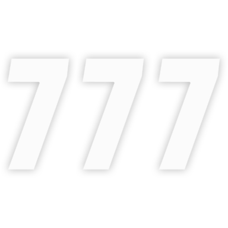 FACTORY 6" NUMBER WHITE #7