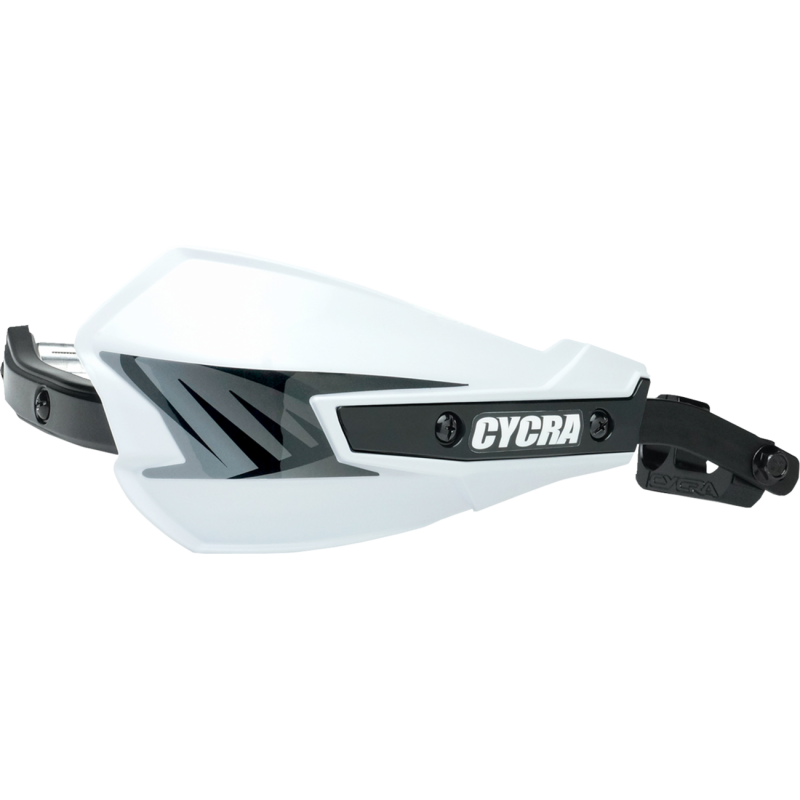 VORTEX HAND GUARD/W UNIVERSAL U-CLAMPS - WHITE