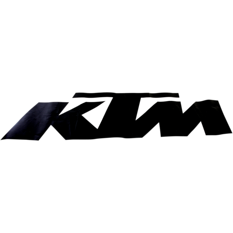 3' DIE CUT STICKER - KTM (BLACK)