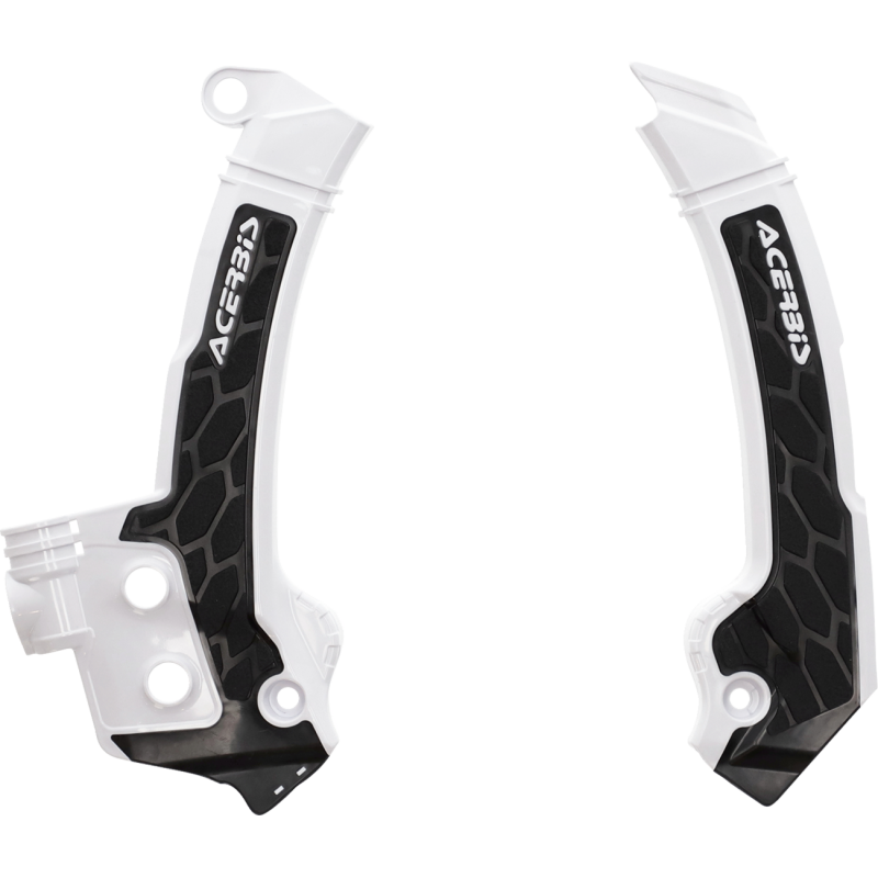 Frame Guards-white/black- X-GRIP FC250-450:23,FX350/450:23,