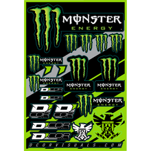 DECAL SHEET MONSTER