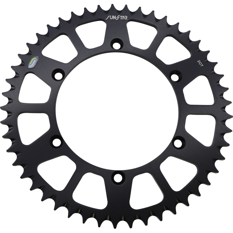 520-49T ALUMINUM REAR SPROCKET BLACK