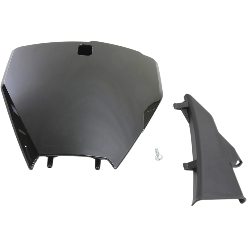 PLATE FRONT # HUS BLK