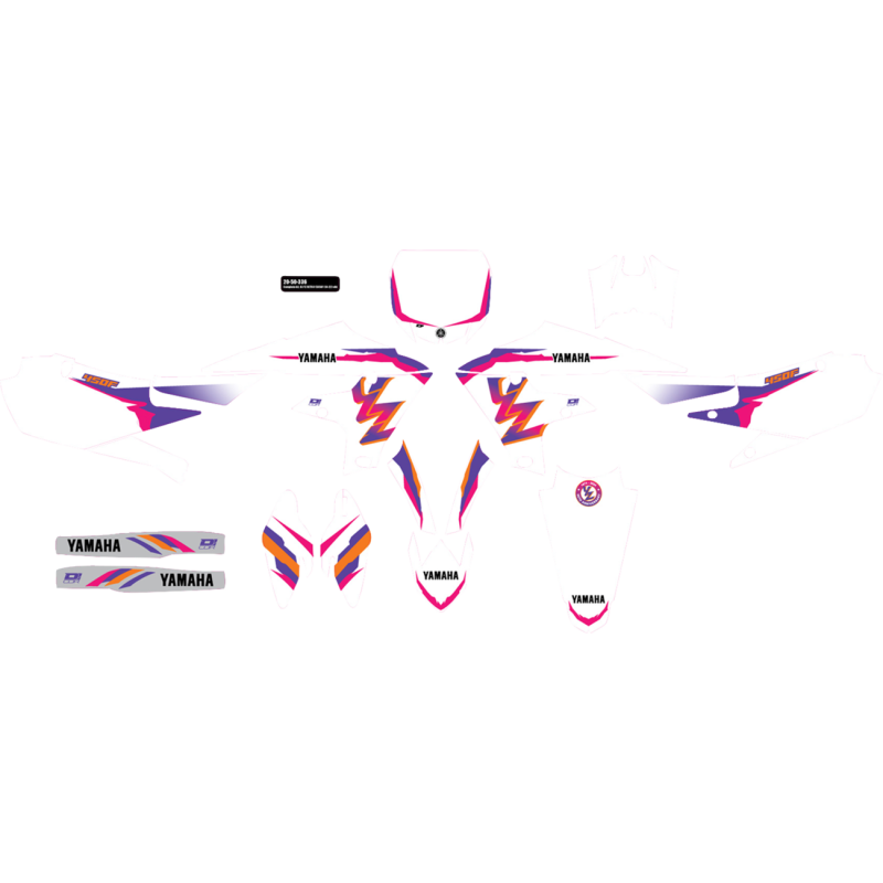 Cmplt kit 93 YZ RETRO - YZ 450 (18-22) WHT BG