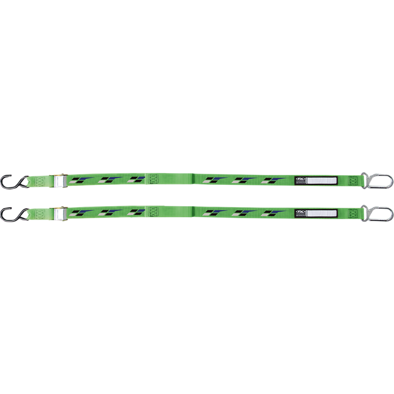 TIE DOWNS KAWASAKI BK/GRN
