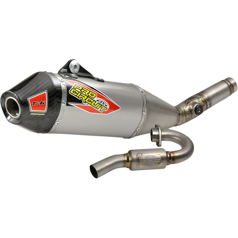 21-24 KX250 TI-6 FS TI W/CF END CAP