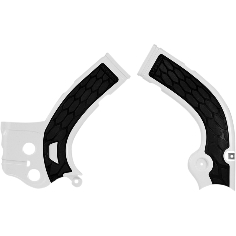 Frame Guards- X-GRIP KX450F:09-18 silver/black