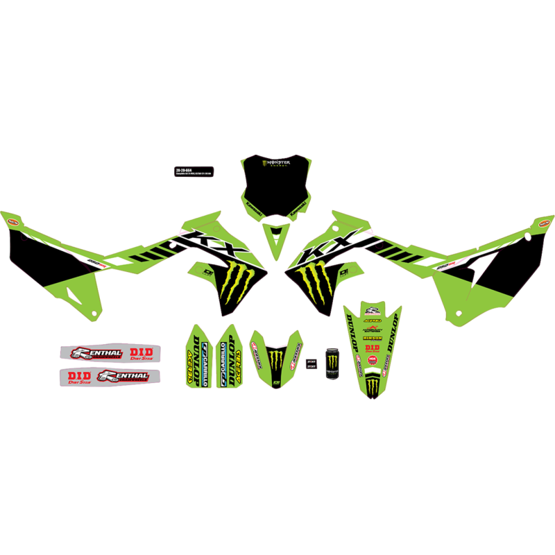 Complete kit 24 MEK - KX 250F (21-24) BLK BG