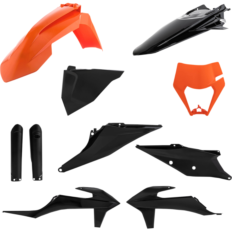 PLASTIC KIT KTM O/BK