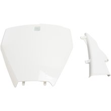 PLATE FRONT # HUS WHT