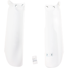 LOWER FORK COVER SET- SX65:09-12 WHITE