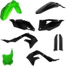 PLASTIC KIT F KX250F G/BK