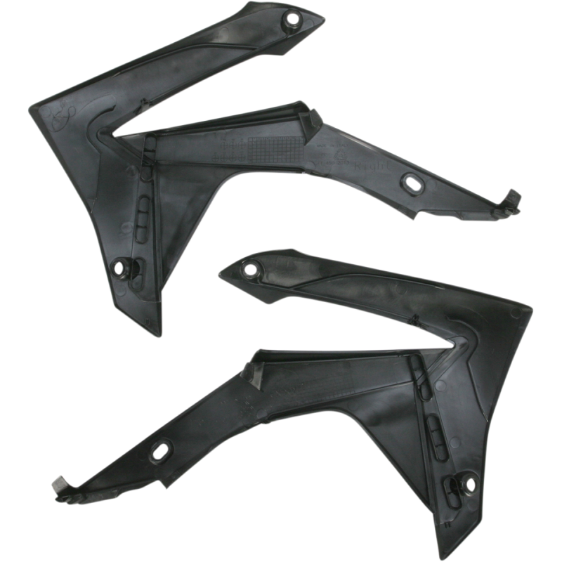 RADIATOR SHROUD- CRF450R:13-13 BLACK