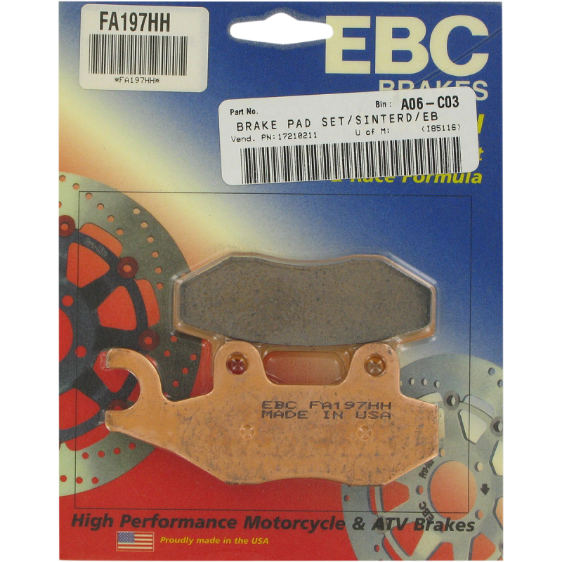 FA197HH DOUBLE H SERIES BRAKE PAD SET