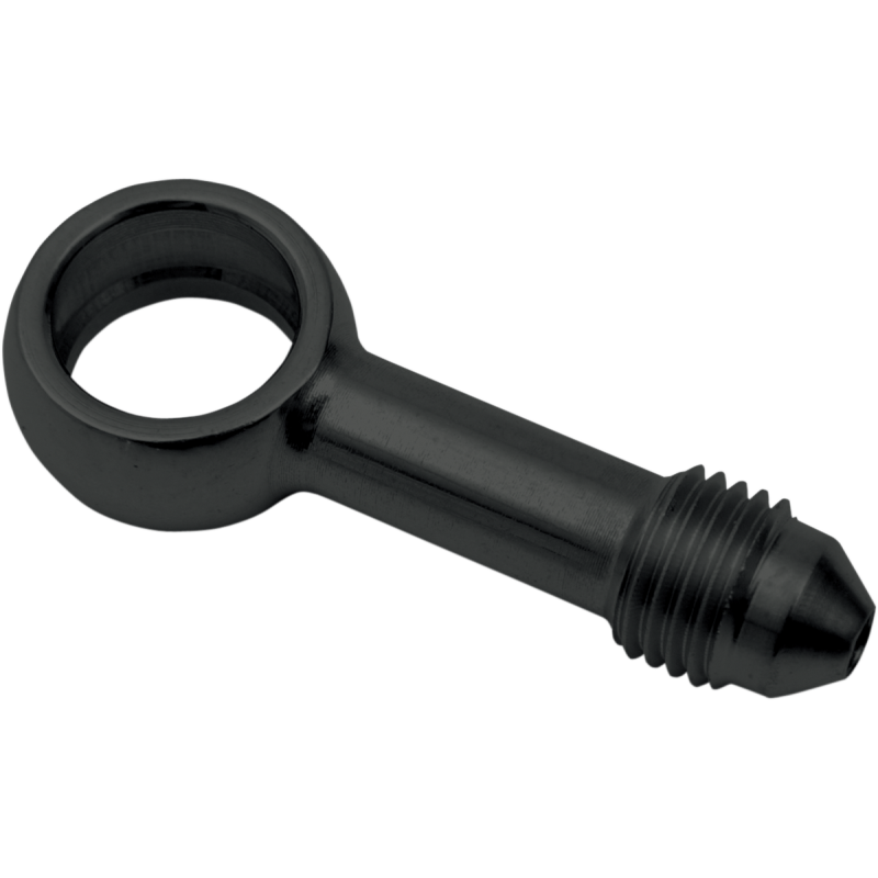 STRAIGHT 7/16" BANJO  BLACK