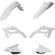 PLASTIC KIT CRF450R WT/BK