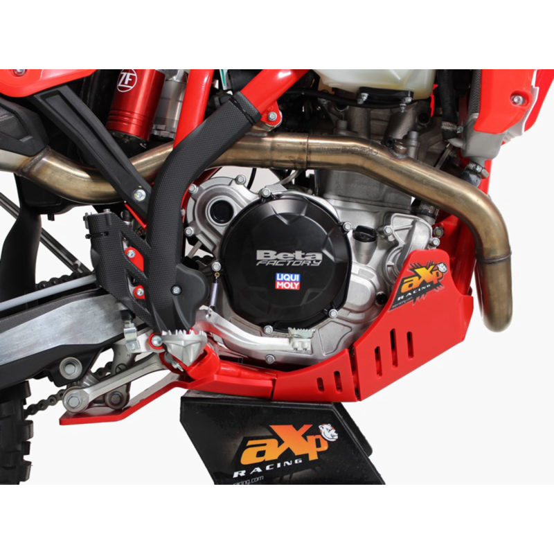 XTR SKIDPLATE 8MM BETA 350-390-450-480-500RR RED
