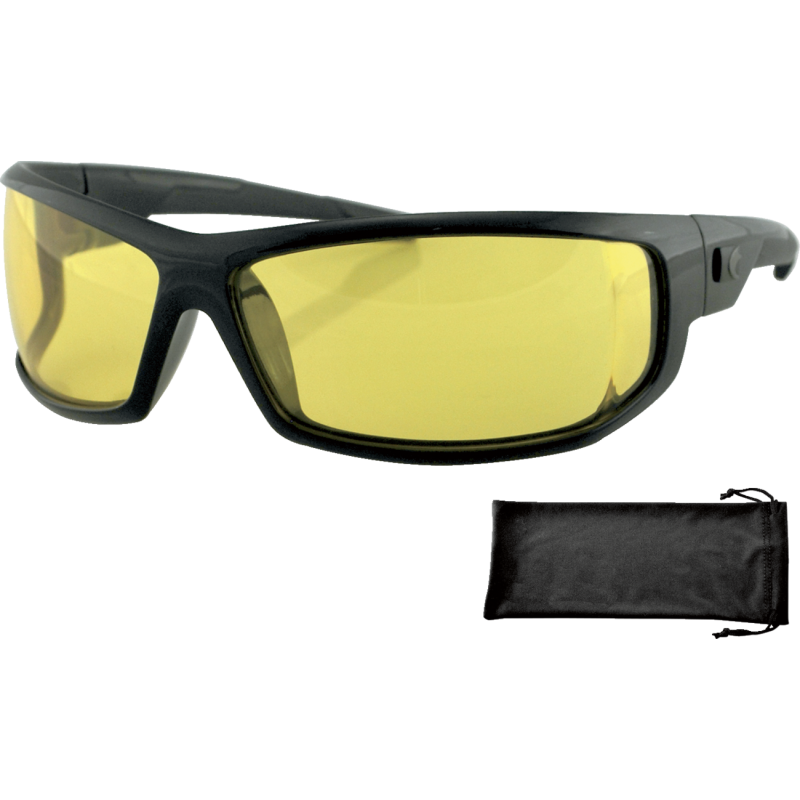 AXL BLK FRAME ANTIFOG YELLOW LENSES