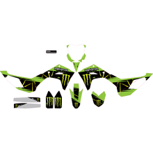 Cmplt kit Monster Energy Slash - K 450 (24) WHT BG