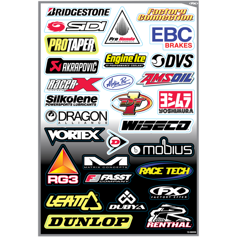 SPONSOR STICKER KIT "D" (07 DESIGN)